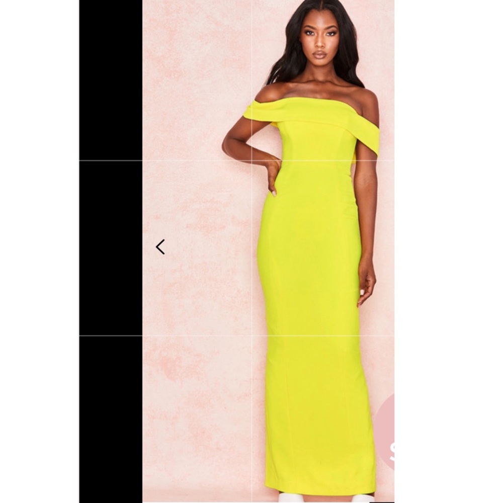 House of CB NWT yellow maxi dress 💛